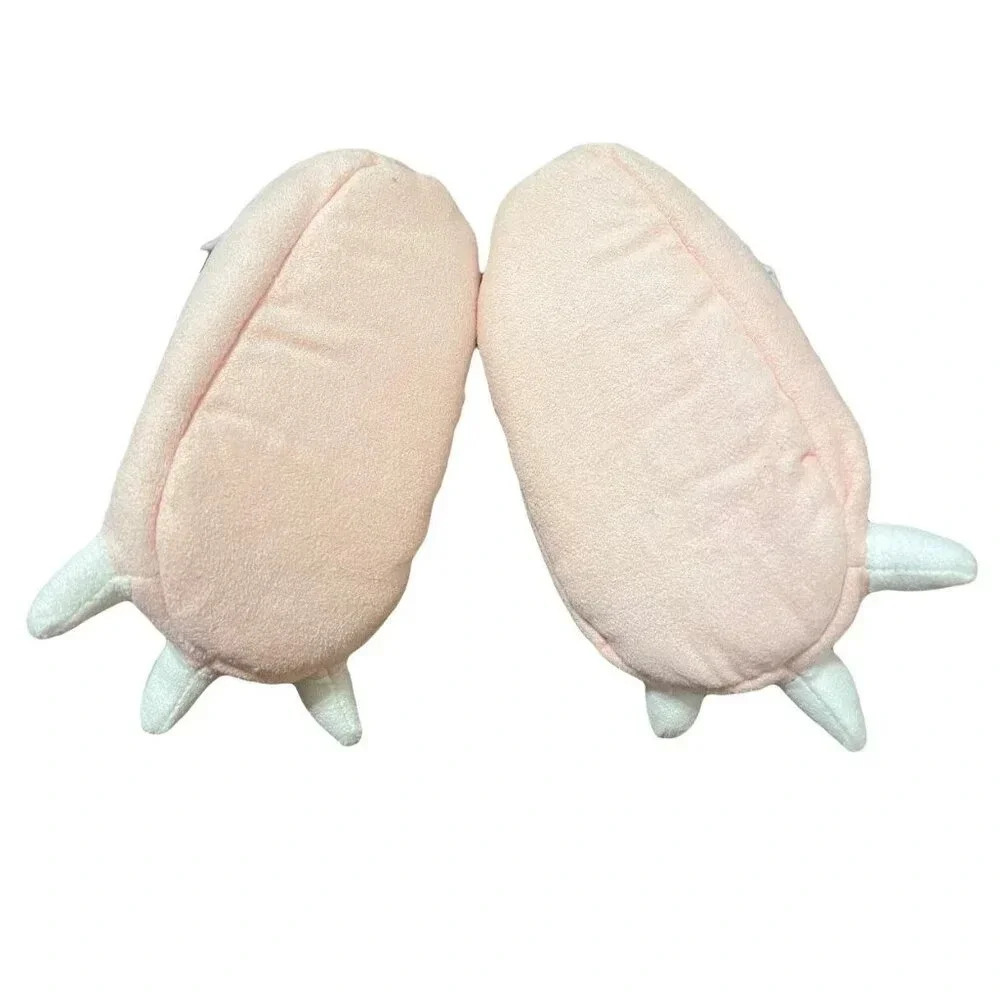 Carter's 3-6 Months Pink Dinosaur Slippers, Lined - Picture 4 of 4